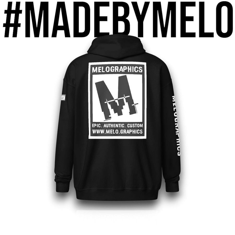 MELOGRAPHICS - Classic Zip Hoodie | #MadeByMELO product image (7)