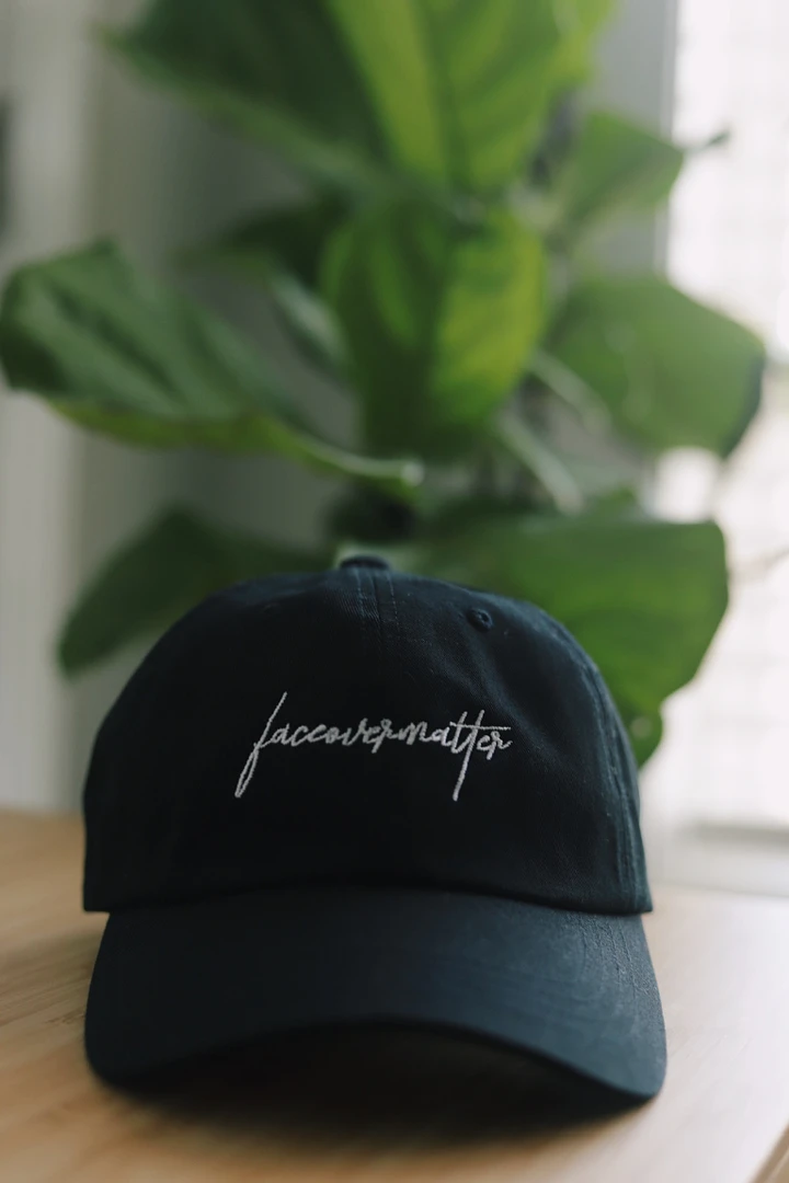 Faceovermatter Dad Hat (Black) product image (1)