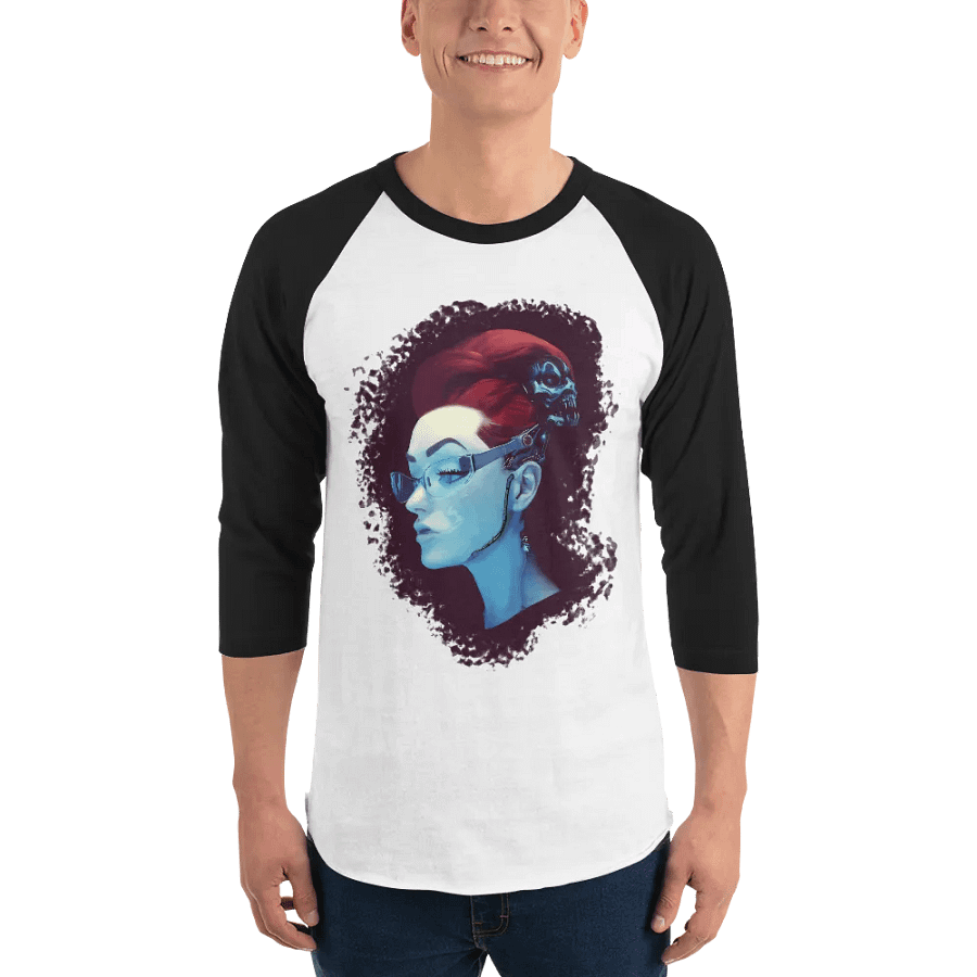 Lex in Blue Baseball Shirt product image (1)