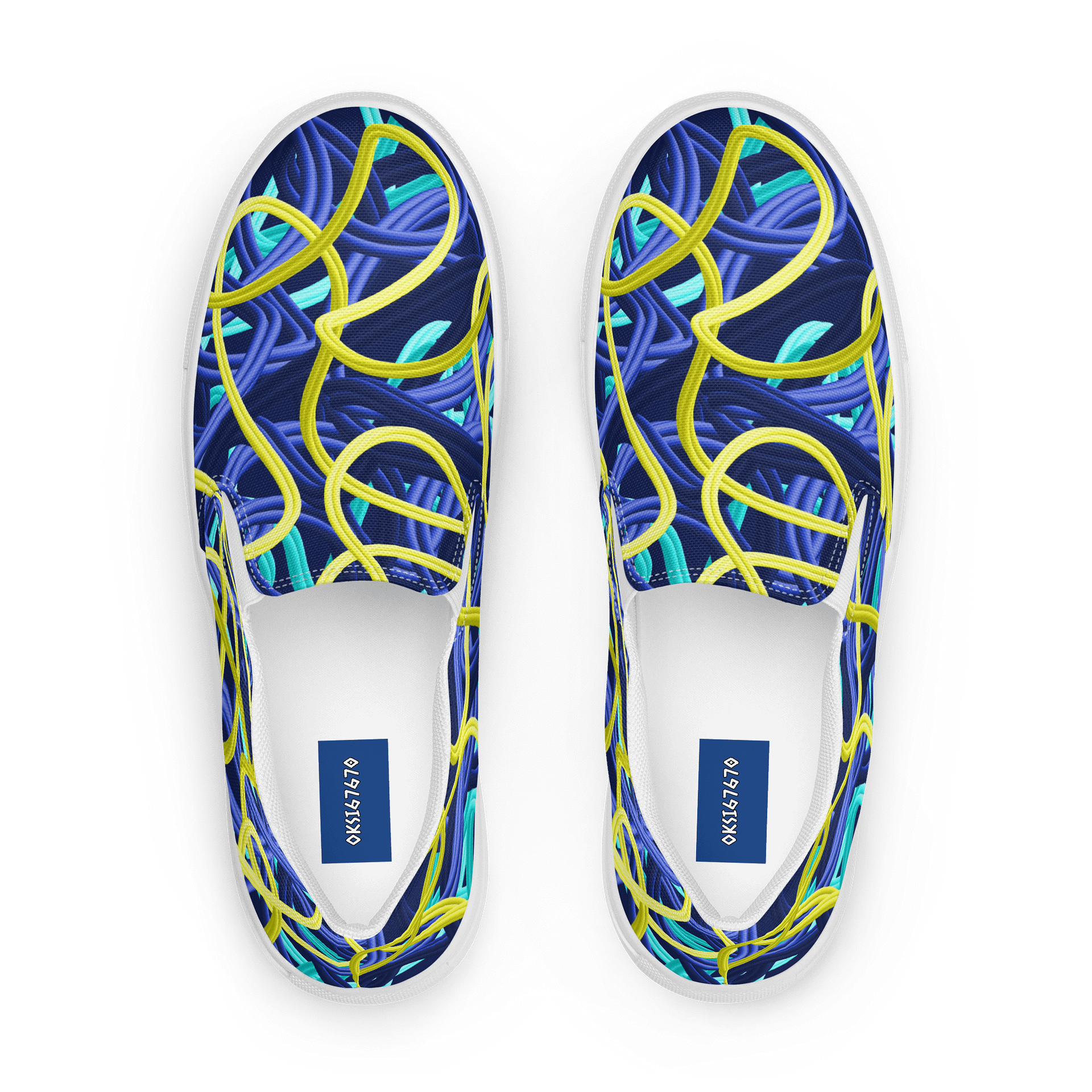 Chaos Knot Men's Slip-On Shoes product image (1)