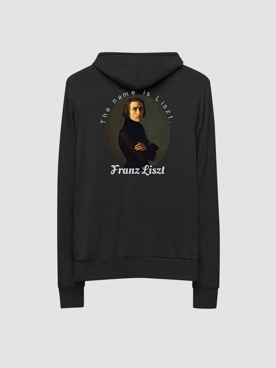 The Name is Liszt. Franz Liszt | Zipper Hoodie product image (2)