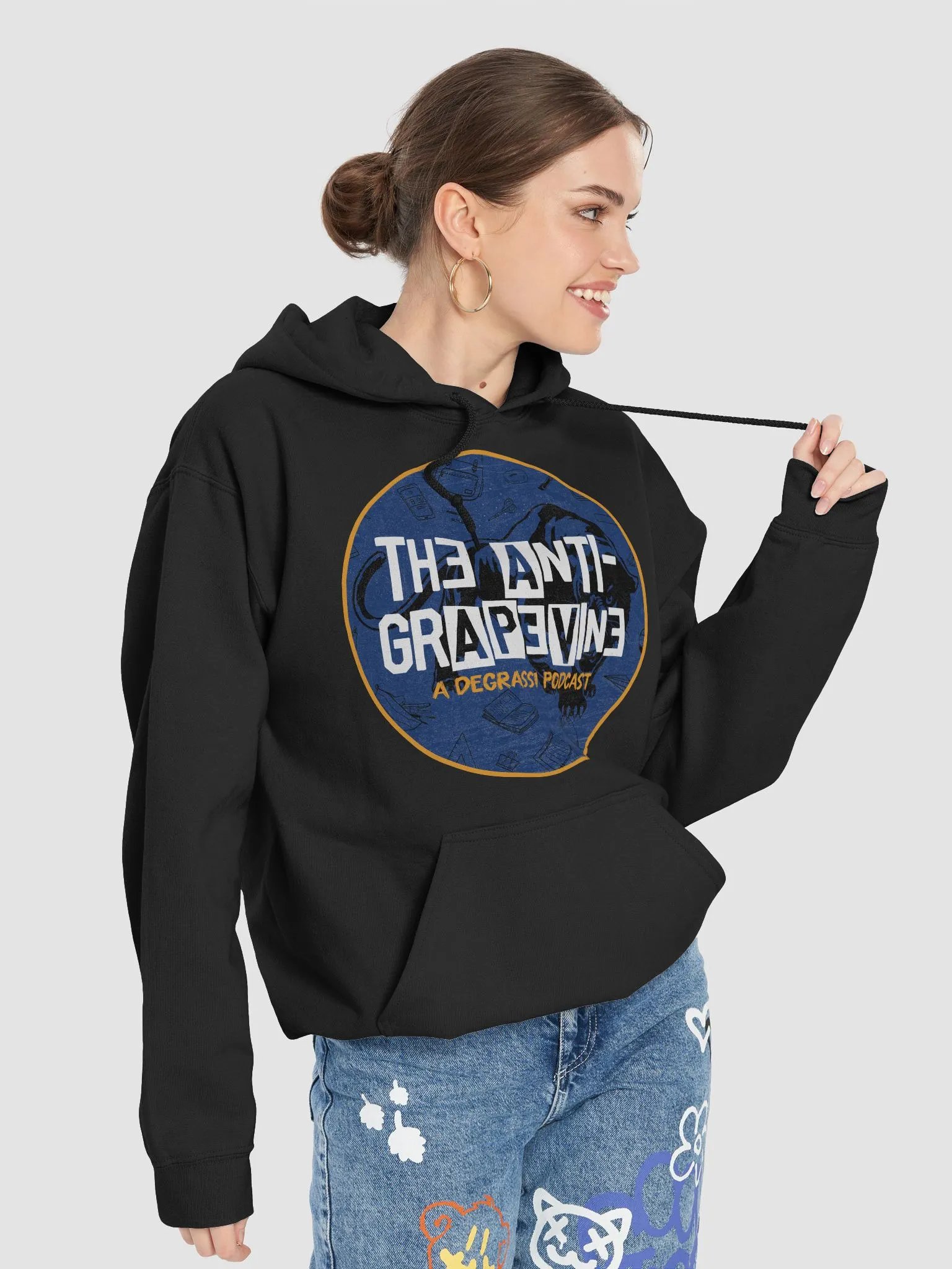 Anit-Grapevine Circle Logo Hoodie product image (7)