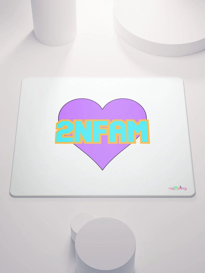 2NFAM Heart Gaming Mouse Pad (White) product image (2)