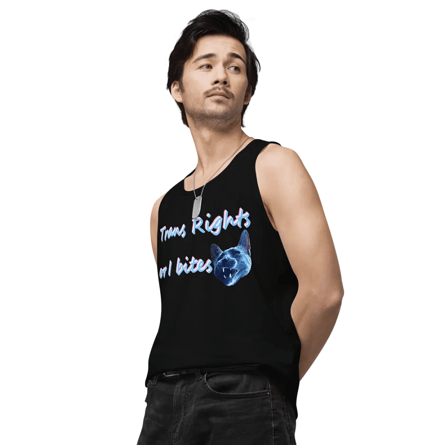 TROIB muscle tank in blue ink product image (6)