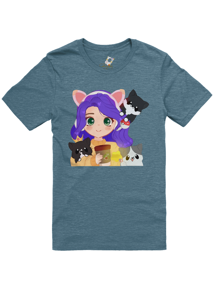 Al & Kitties Tee Purple product image (10)