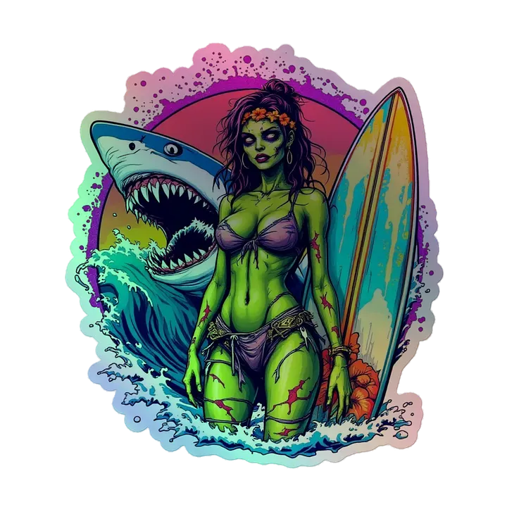 Wahine Holographic Sticker product image (2)