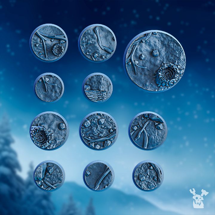 Stormbringers Frozen Forest Bases Set product image (1)