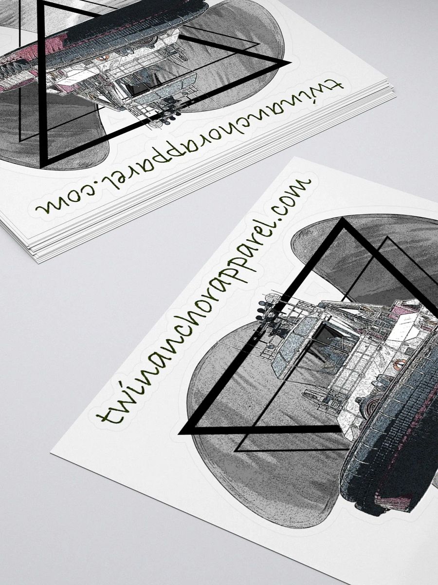 Three blade prop triangle Athena tug Kiss Cut Stickers product image (4)