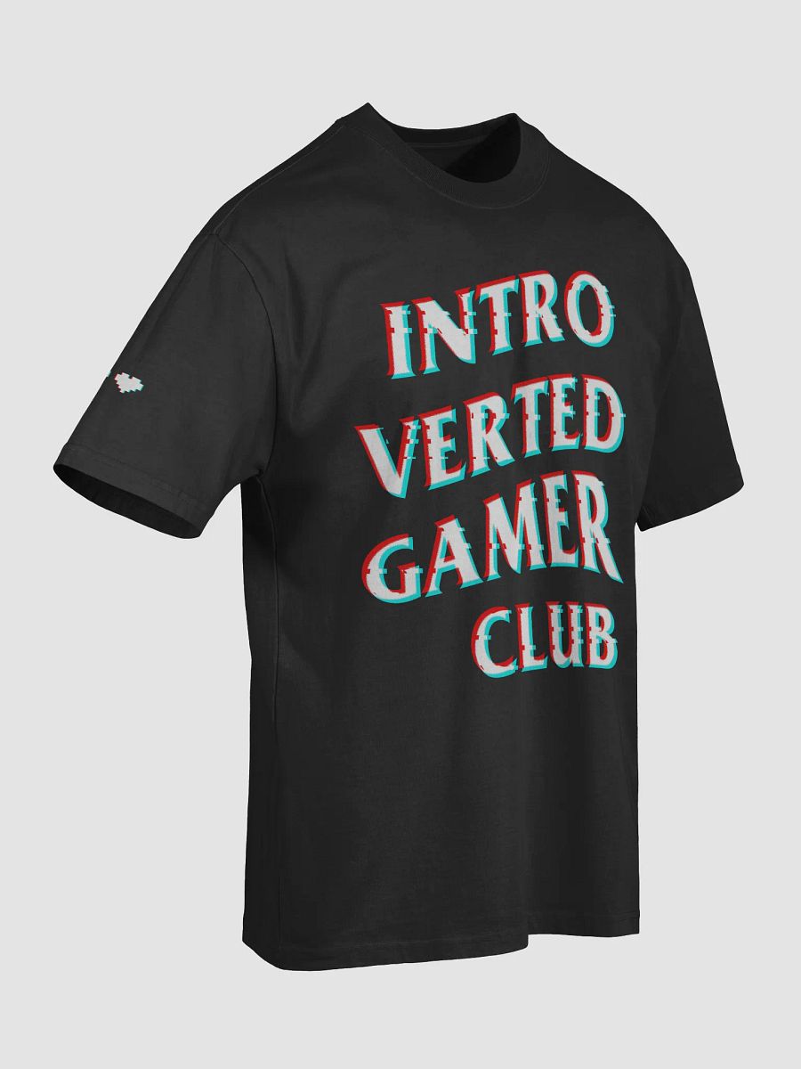 Introverted Gamer Club "Anaglyph'd" Oversized Tee product image (7)