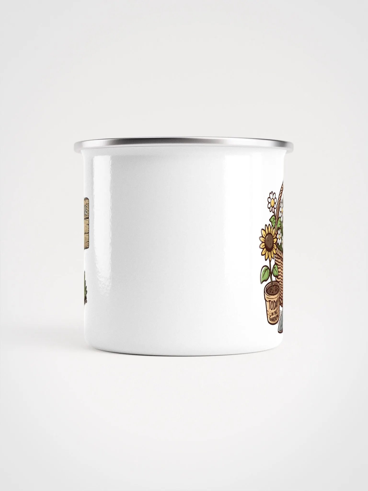 Garden Basket Enamel Mug product image (2)