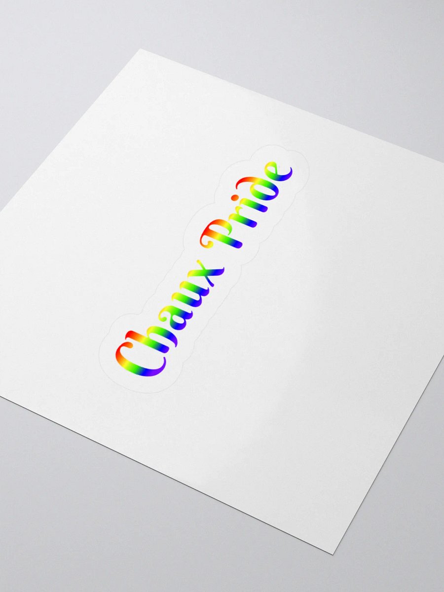 Chaux Pride Stickers Rainbow product image (3)