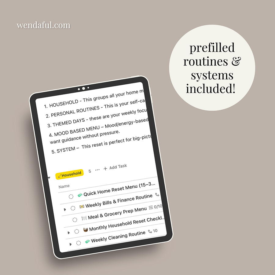 Brain-Friendly Planning Hub (ClickUp Template) product image (2)