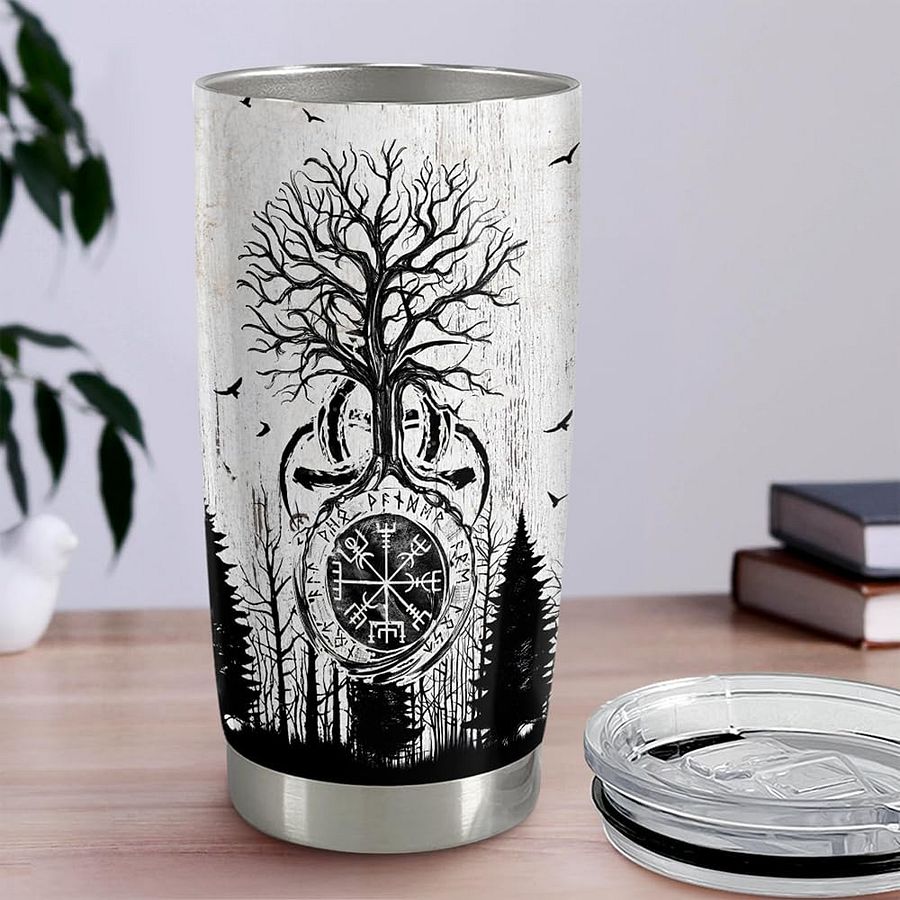 Viking Tumbler 20oz Stainless Steel Insulated Coffee Travel Mug - Bold, Durable, and Ready for Battle product image (2)