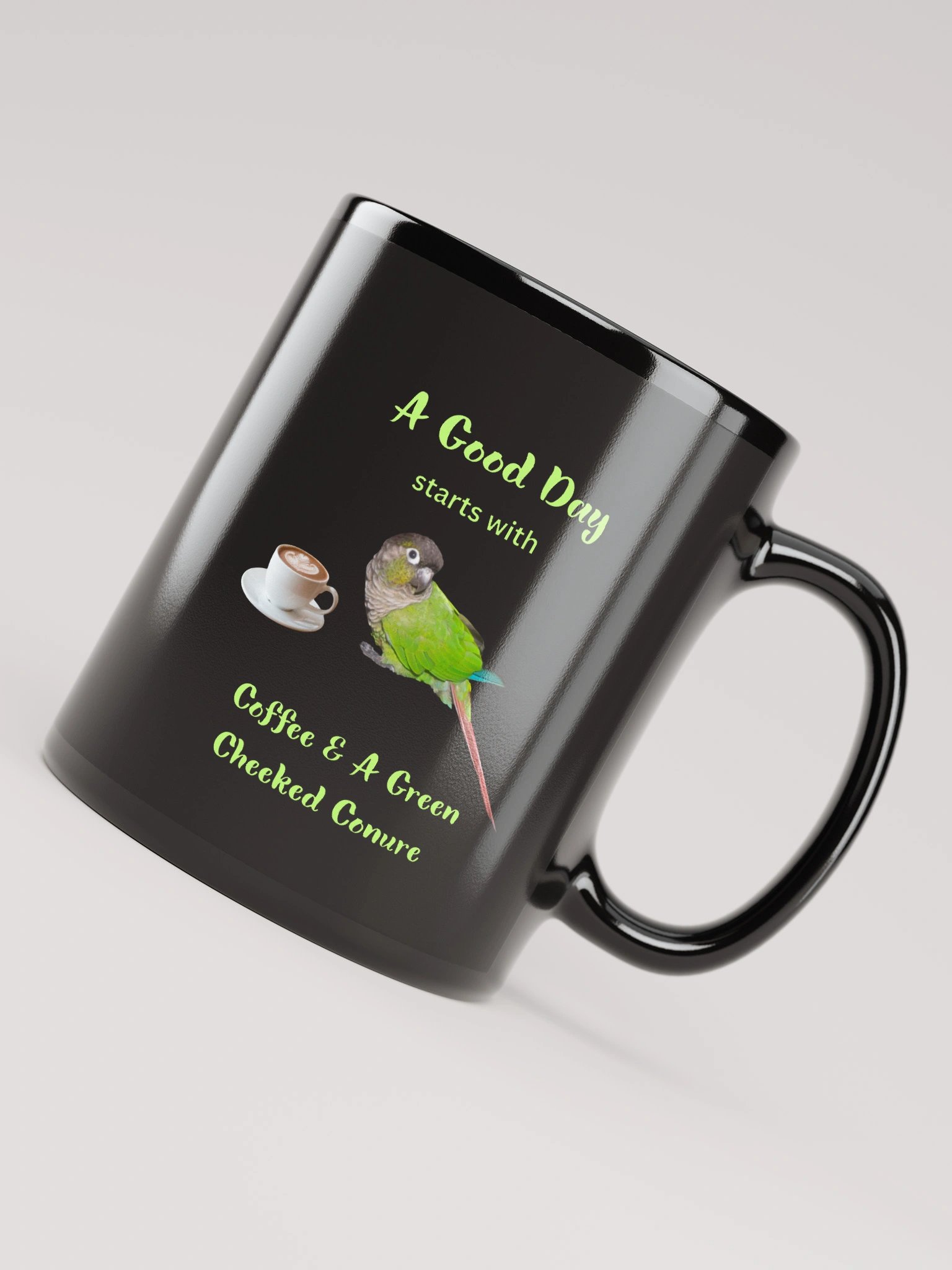 Green Cheeked Conure Coffee Mug product image (4)