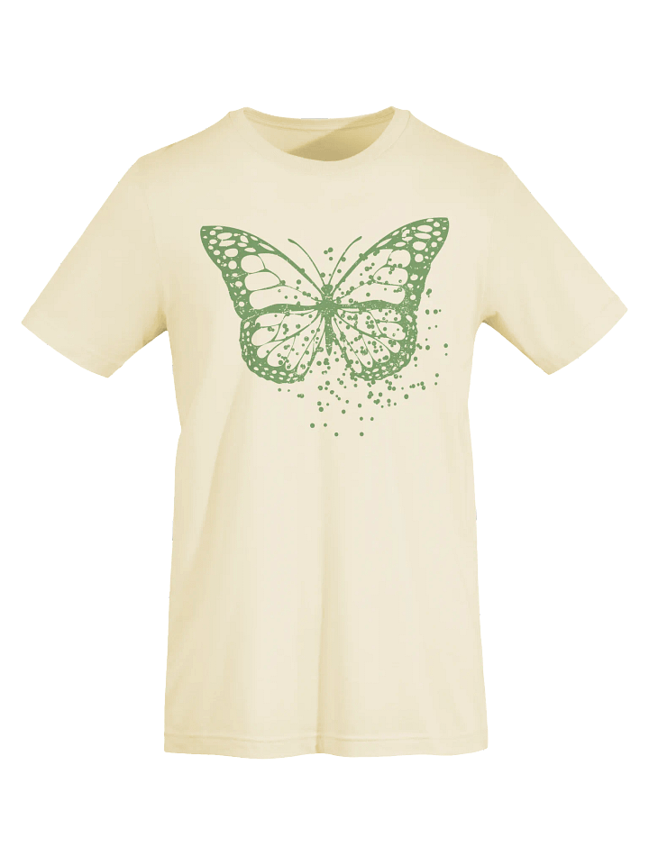 Minimalist Green Butterfly Tee for Nature Lovers product image (1)