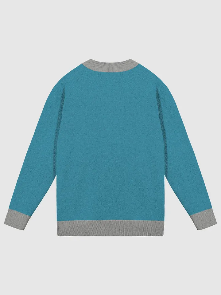Ladies Cardigan Cyan and Grey product image (2)