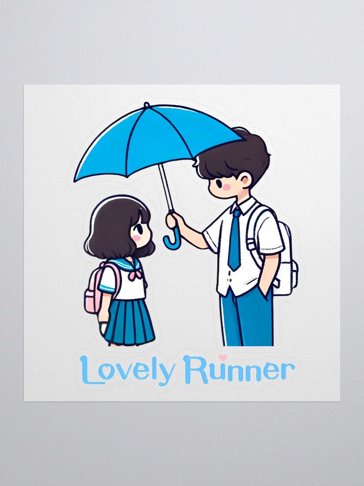 Lovely Runner Umbrella Scene (English) Sticker product image (1)