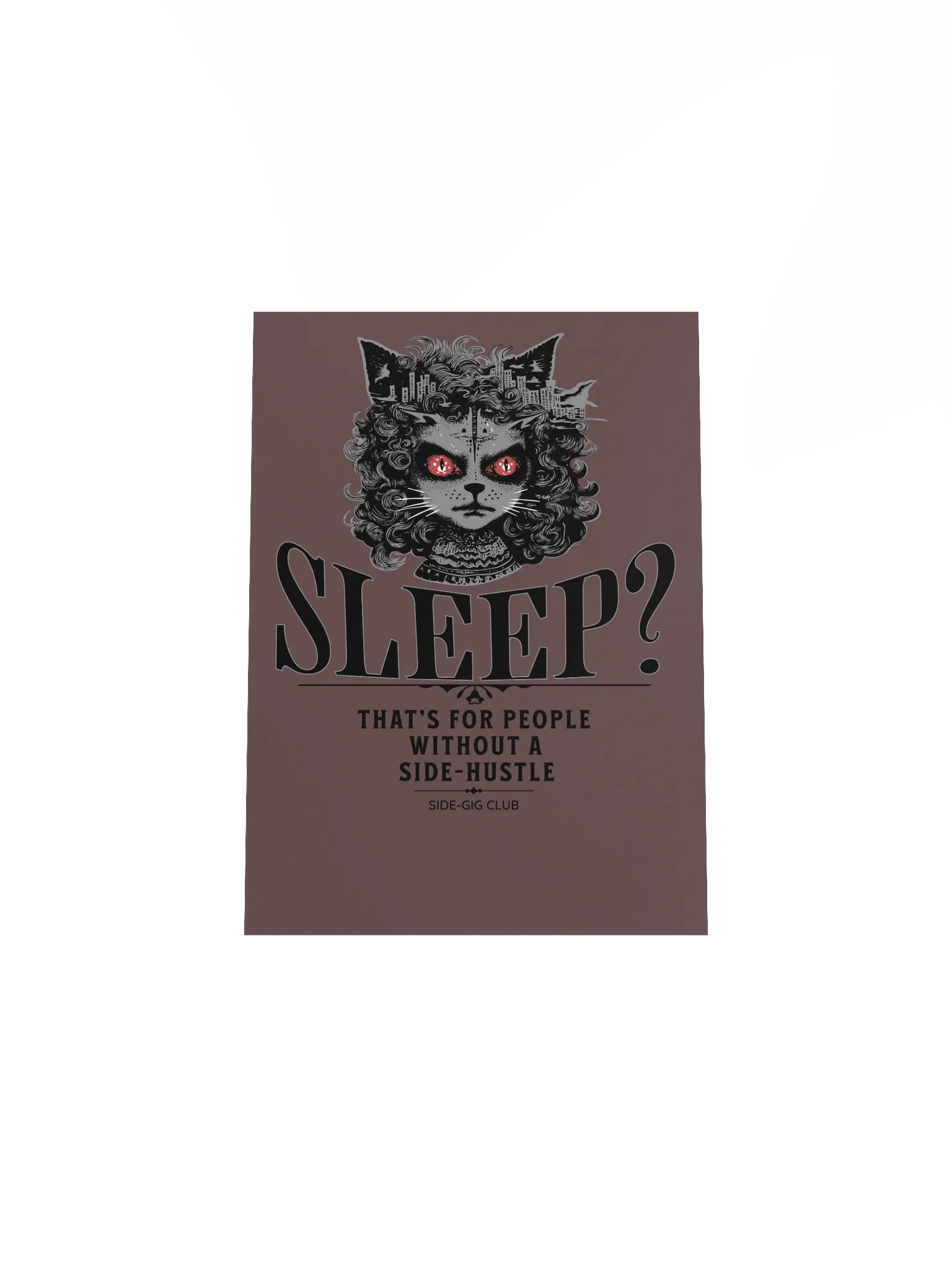 Sleepless Hustle: Wall Art for Side-Gig Warriors (Unframed) product image (28)