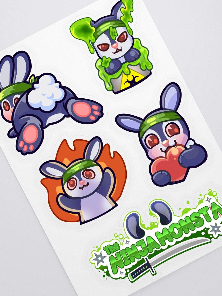 Ninja Monsta Stickers Version 2 product image (2)
