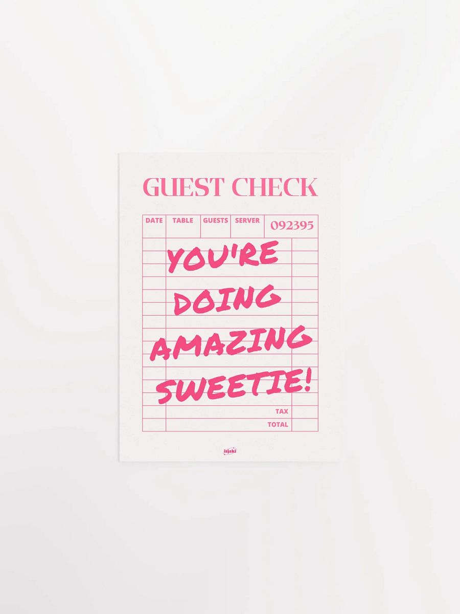 You're Doing Amazing Sweetie Print product image (4)