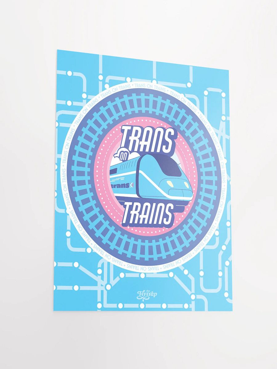 Trans on Trains 12x16 poster product image (3)