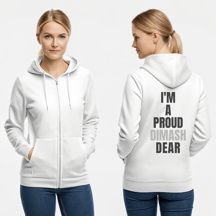 Singer From Kazakhstan Zippered Gildan Unisex Hoodie product image (2)