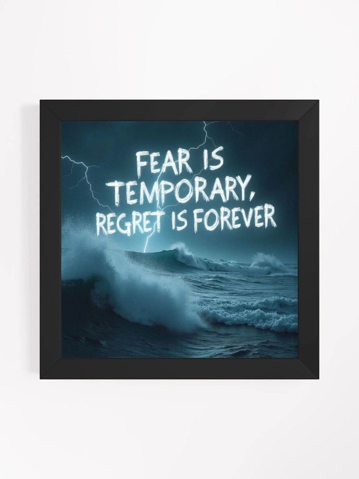 Eternal Courage Matte Ocean Wave Poster product image (4)
