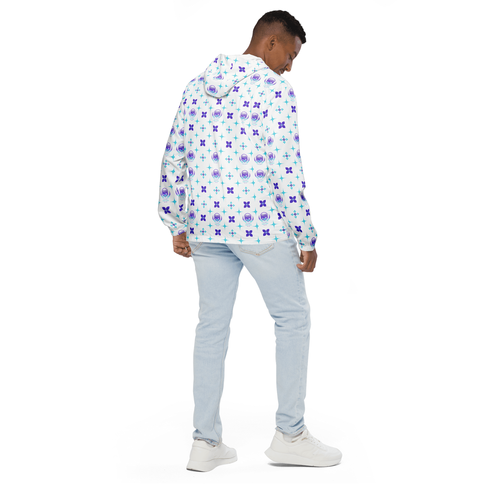 Out and About All-Over Print Unisex Windbreaker product image (4)