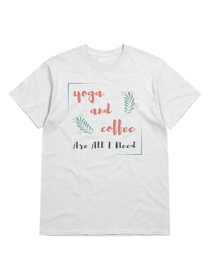 Yoga and Coffee Minimalist T-Shirt product image (1)