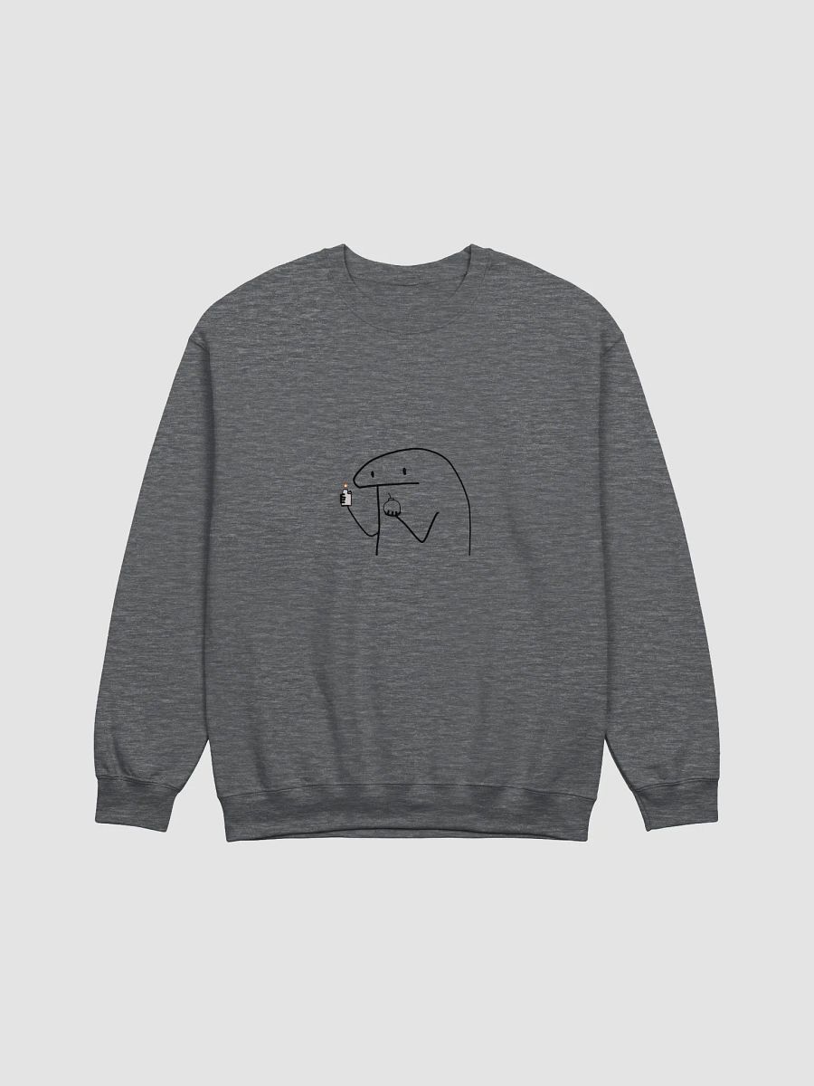Meme Figure Lighter & Bomb Crewneck Sweatshirt product image (4)