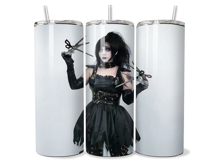 JuicyJinxs Cosplaying Edward Scissorhands Tumbler - 20oz Stainless Steel product image (1)