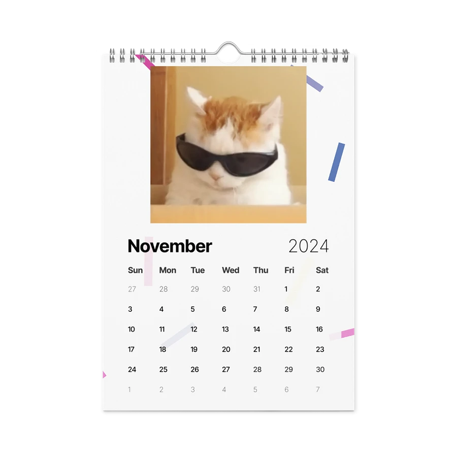 Wall Calendar (2024): Meme Cats product image (15)