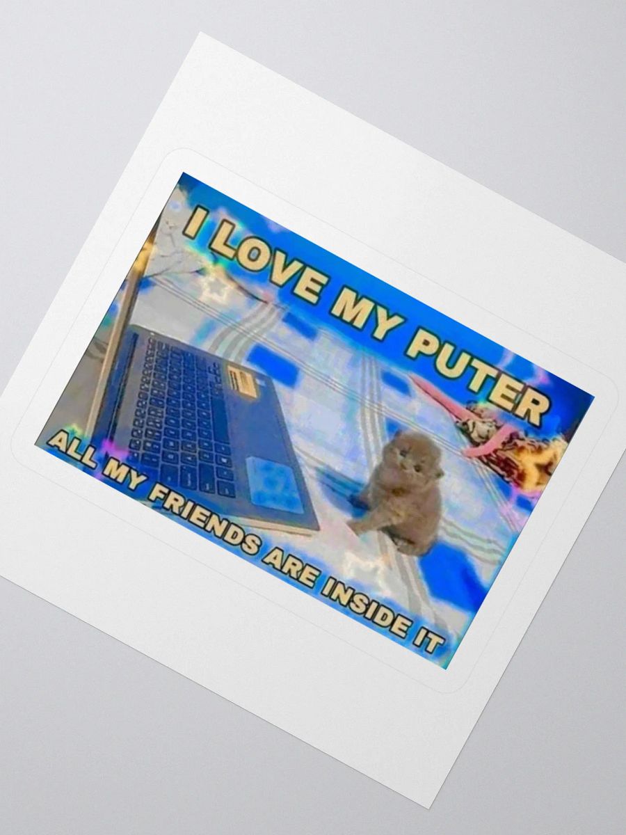 I love My Puter Sticker product image (5)