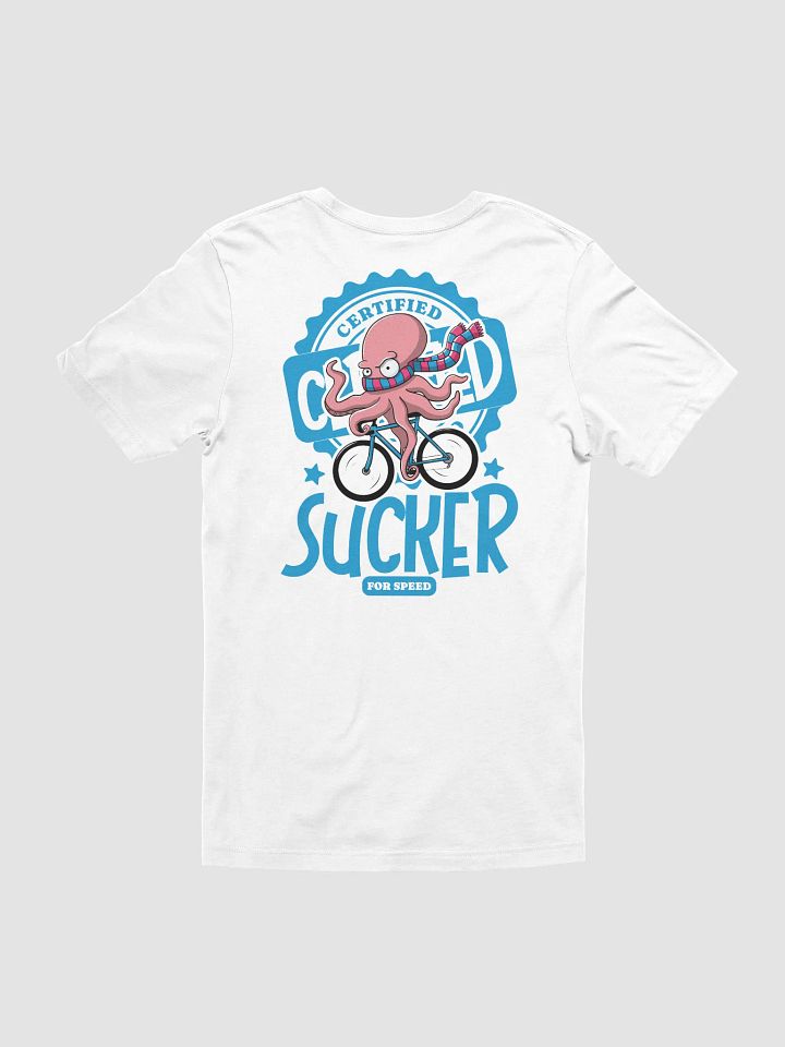 Certified Sucker for Speed Cycling T-Shirt – Funny Octopus Bike Rider Tee for Cyclists product image (1)