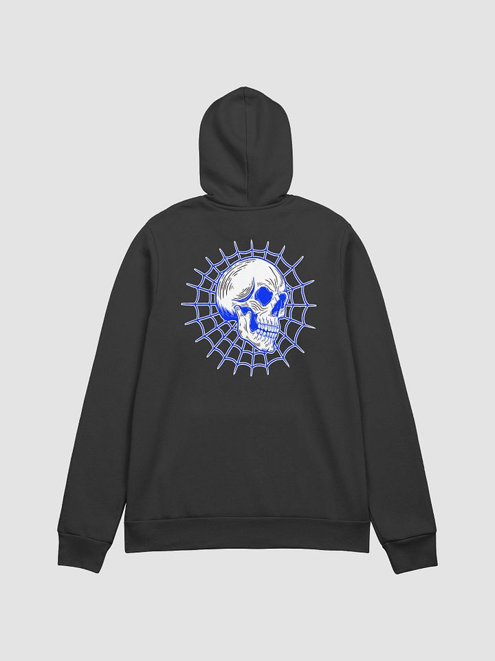 Spider web Skull blue hoodie product image (10)