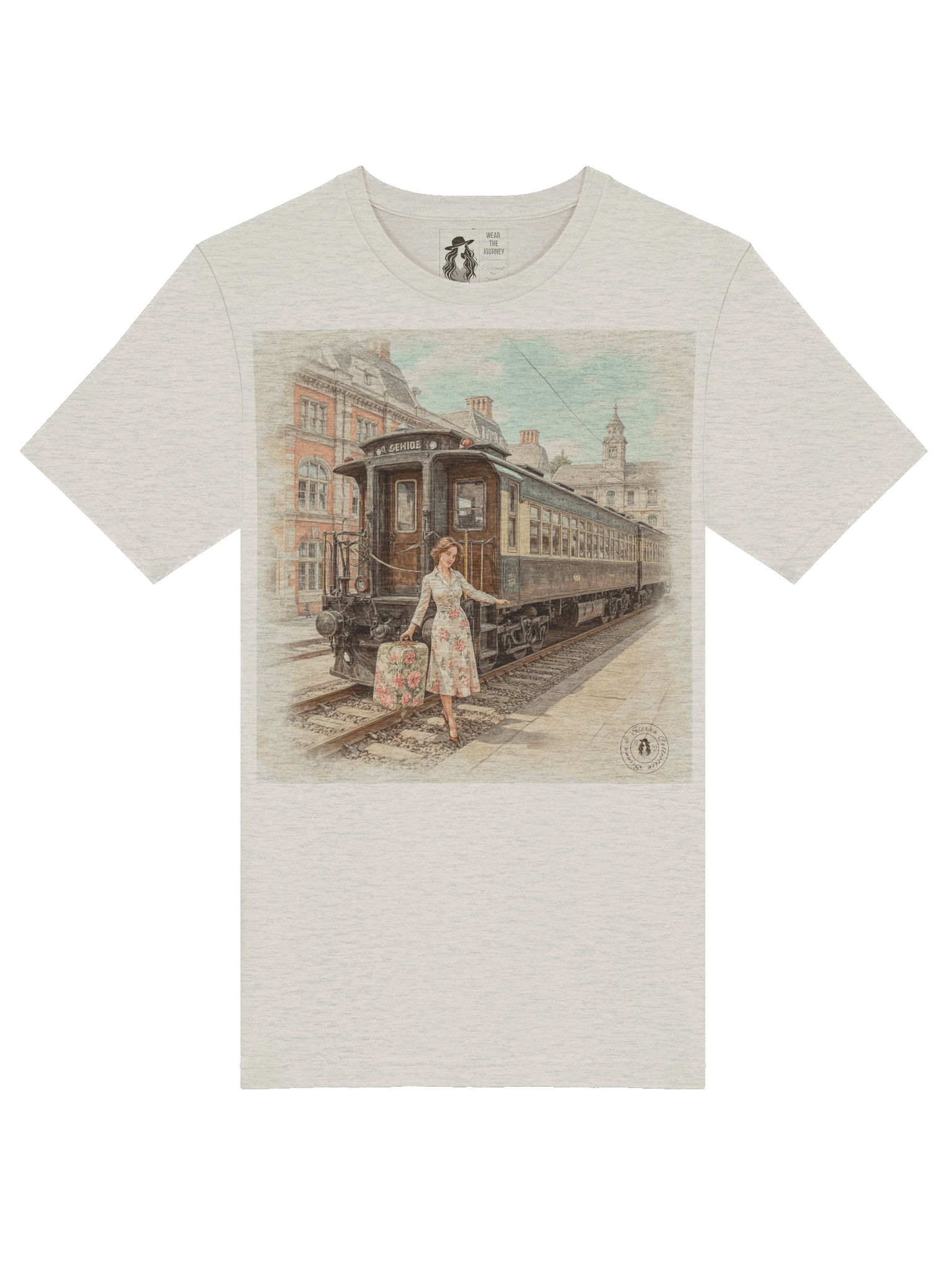 Vintage Train Travel T-Shirt – Romance of the Rails product image (5)