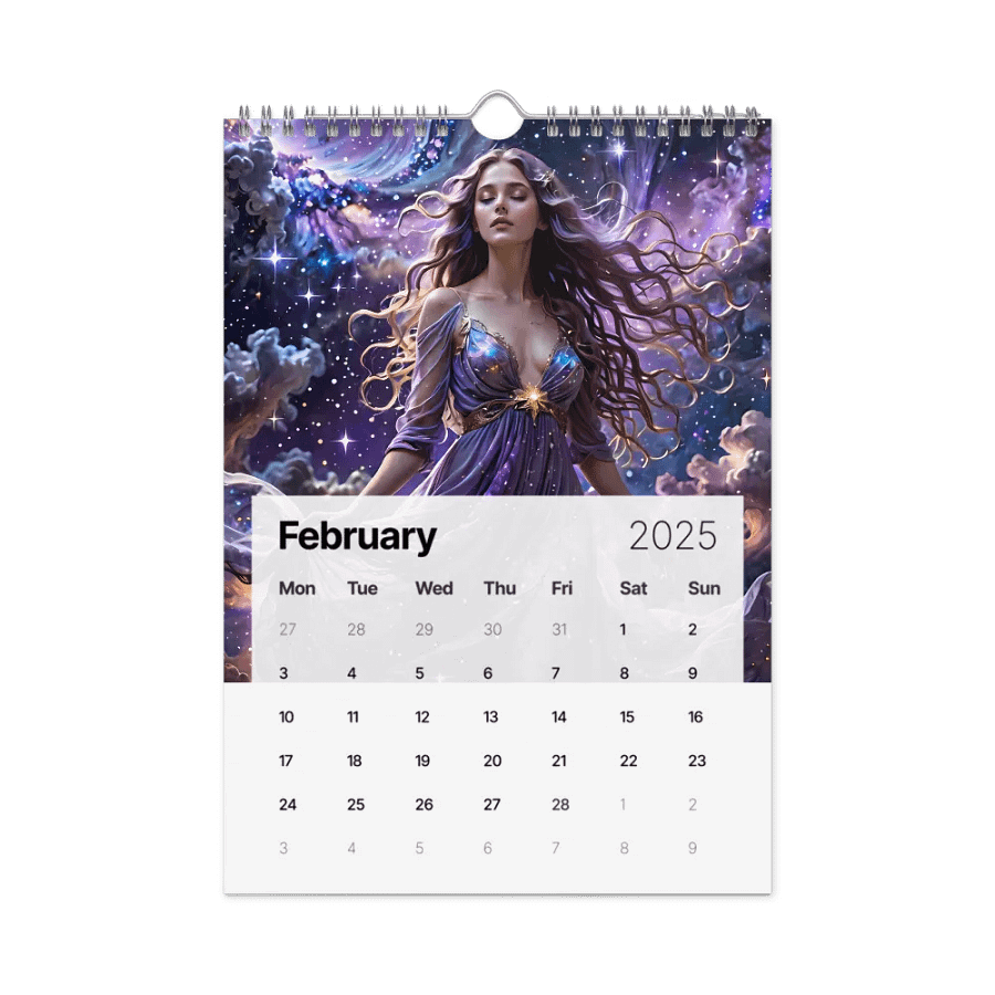 Celestial Goddess in the Cosmic Realm calendar 2025 product image (5)