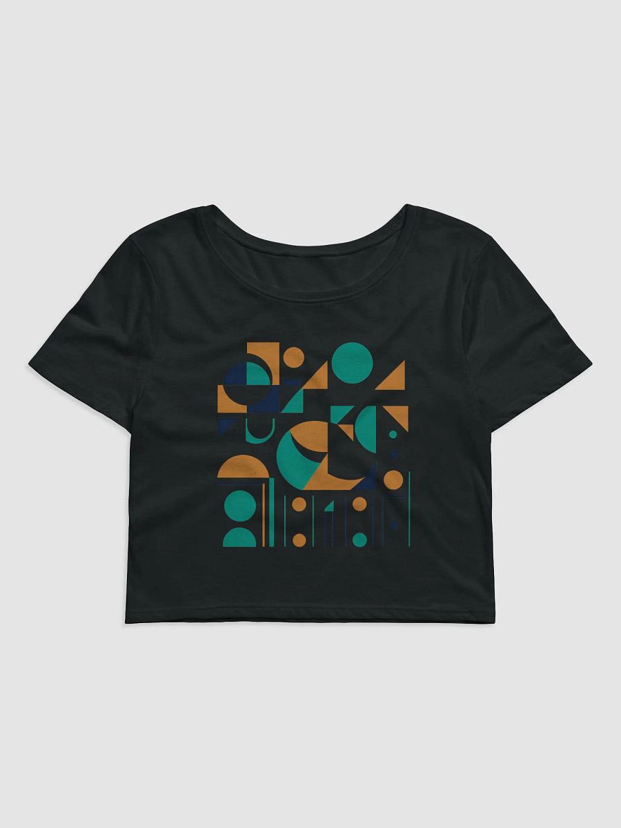 Abstract Geometric Harmony Crop Tee product image (2)