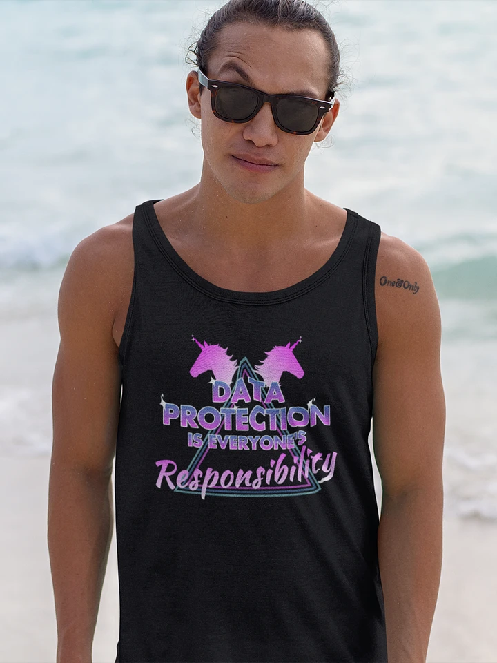 Data Protection jersey tank top product image (1)