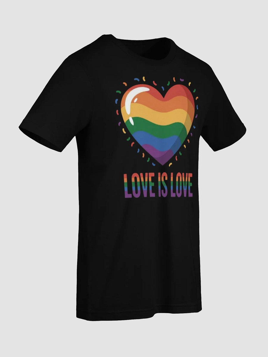 Graphic Grove Unisex Love Is Love Rainbow Heart T-Shirt - Pride Collection product image (9)