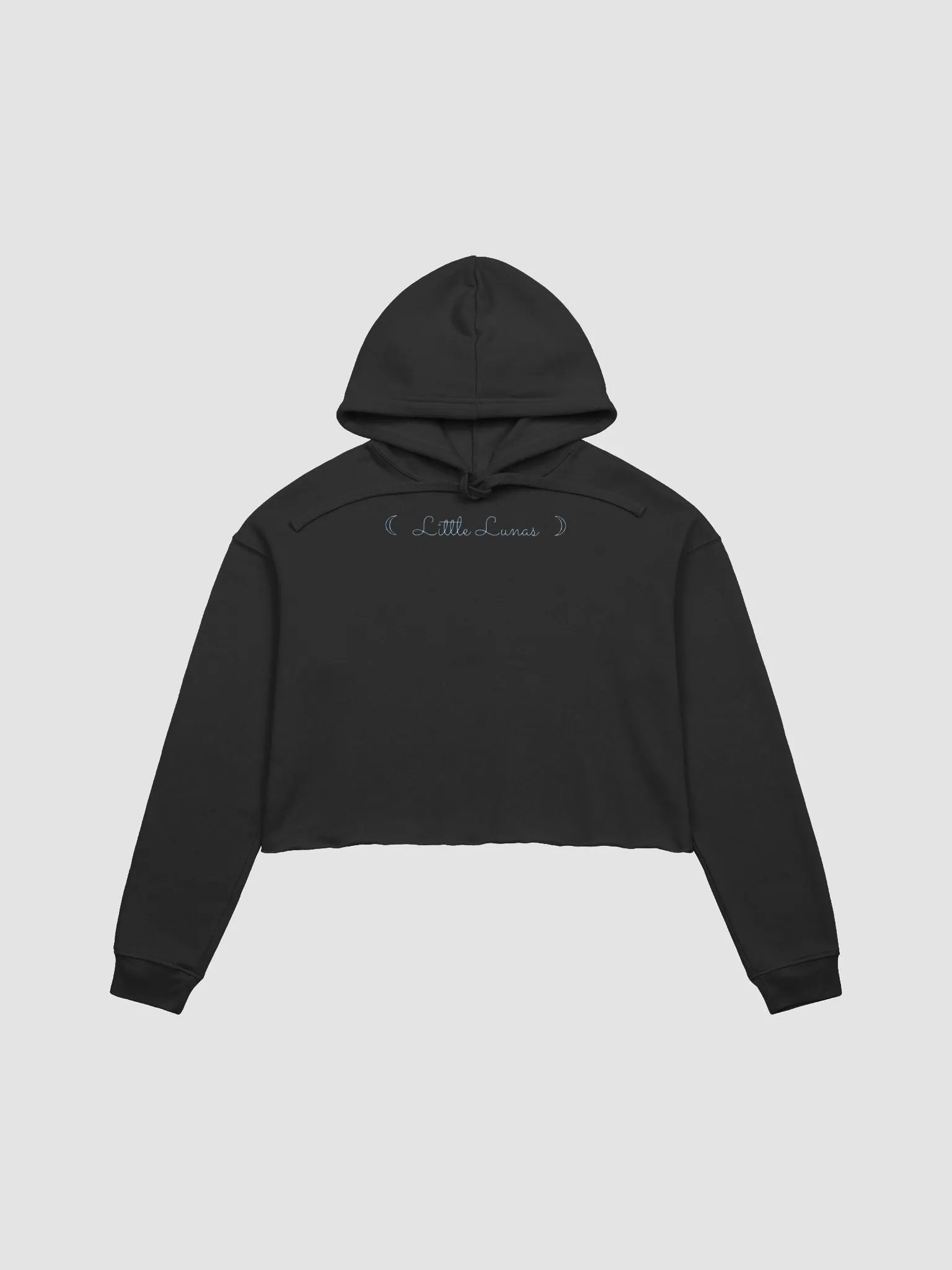 Little Lunas Cropped Hoodie - Blue product image (3)