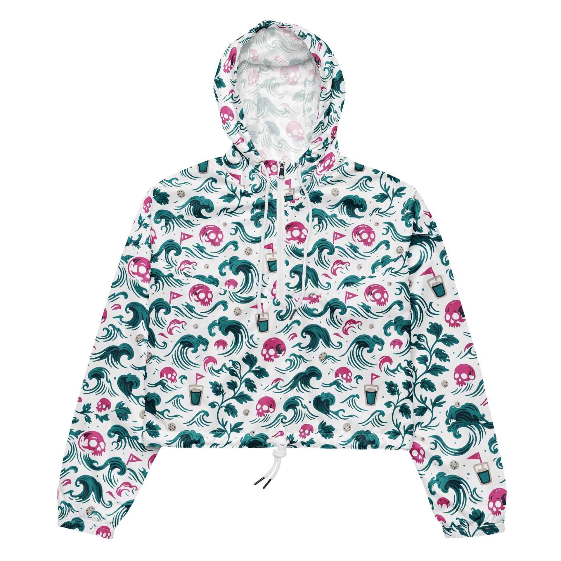 “Skull Swell Cropped Windbreaker” – Putter 2 Pints product image (2)