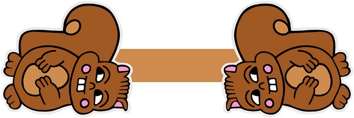 3 pack of Friendly Cartoon Squirrel Magnetic Bookmarks product image (2)