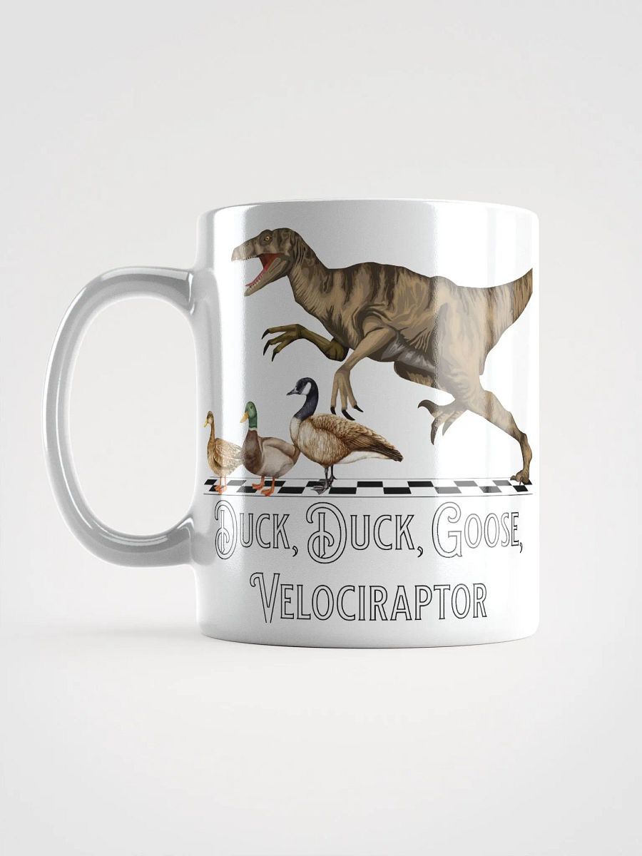 Duck, Duck, Goose, Velociraptor 2 sided mug product image (4)