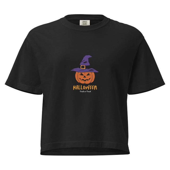 Witchy Halloween Pumpkin Boxy Tee product image (1)