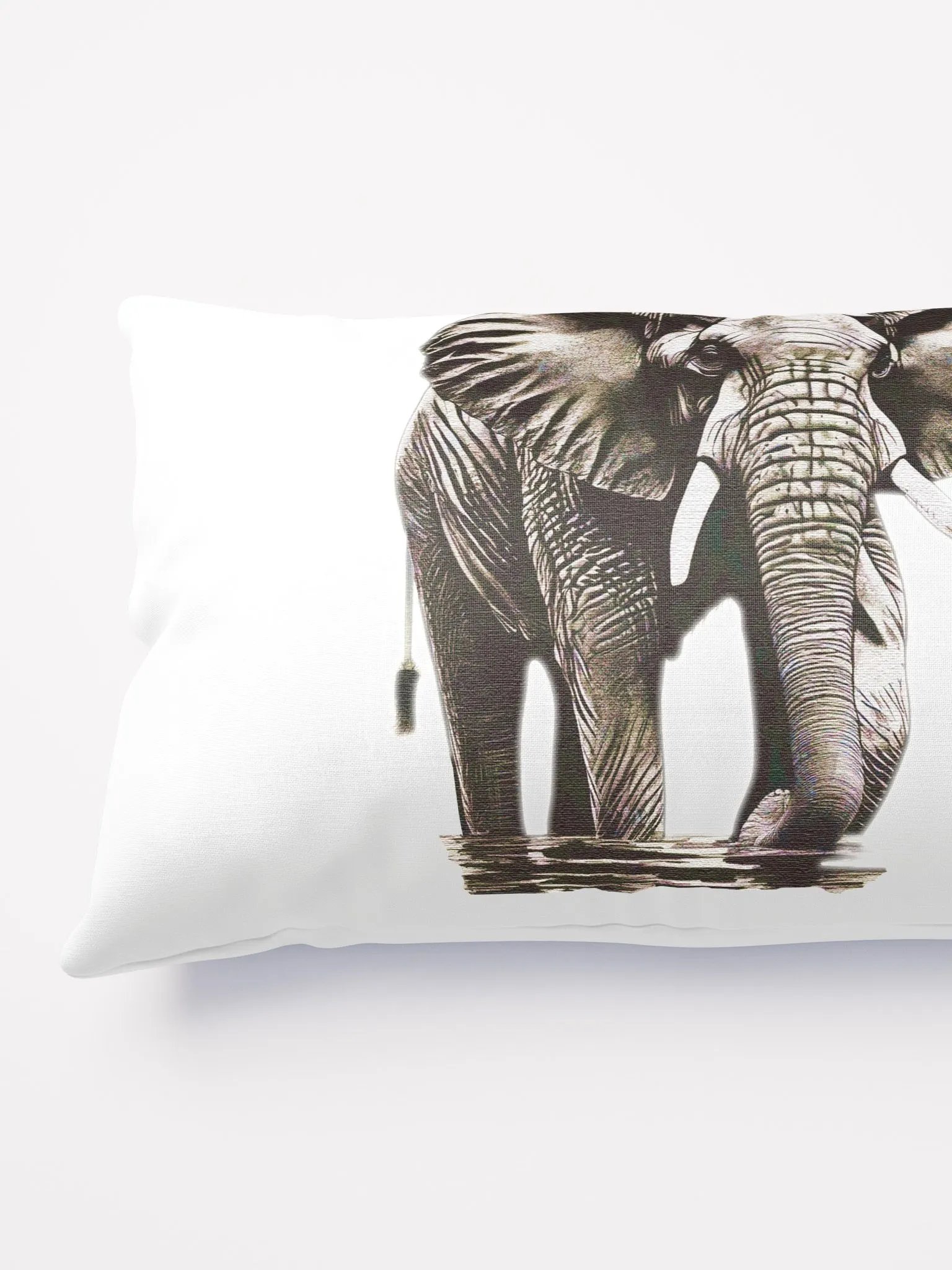 Elephant in water art product image (7)