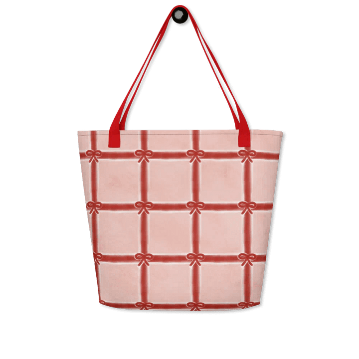 Cute Red Bows Tote product image (2)