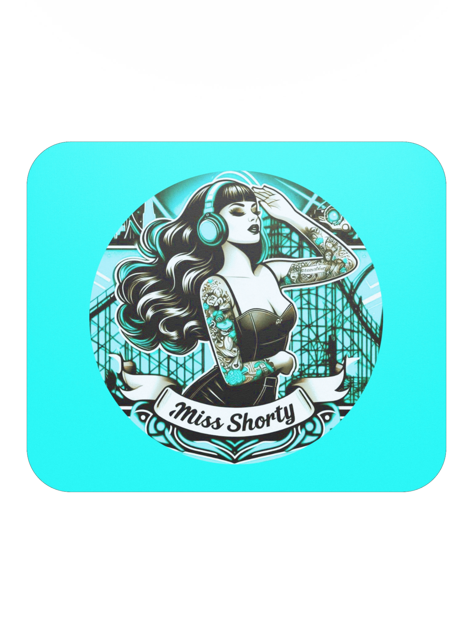 OG Miss Shorty Mouse Pad - Teal product image (2)