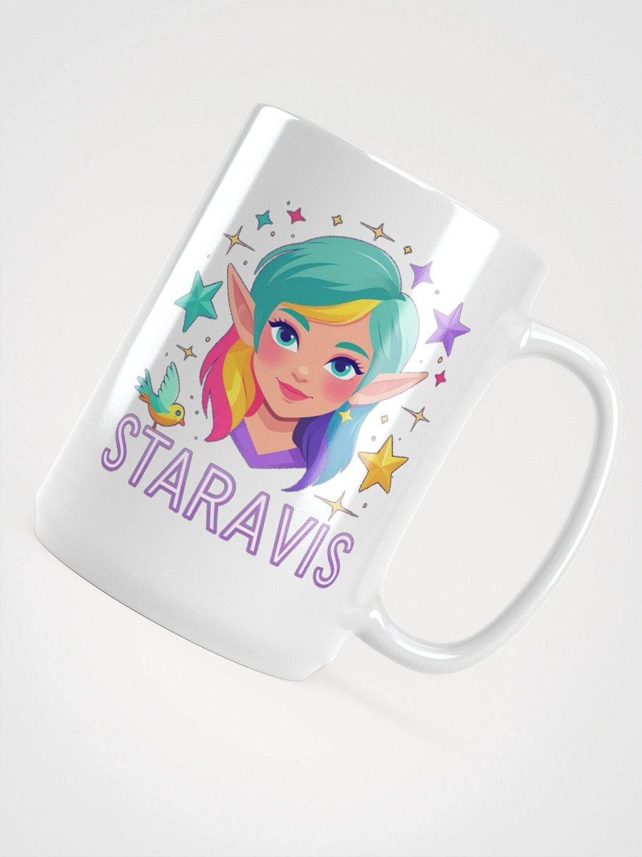 Happy Star Heart Mug 15 oz product image (4)