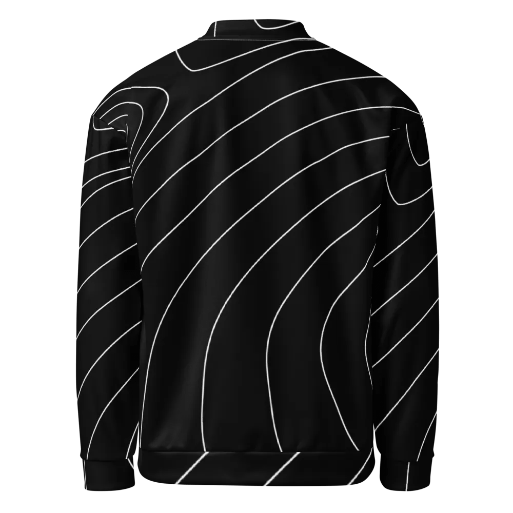 Topographic Threads Bomber Jacket product image (8)
